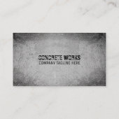Carte de visite de société de construction (Dos)