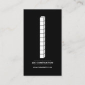 Carte de visite de société de construction (Devant)