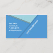 Carte de visite de société de fabrication de fenêt (Dos)