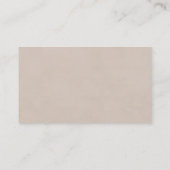 Carte de visite de société de film (Dos)