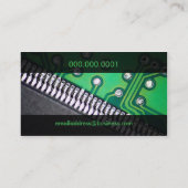 Carte de visite de société de technologie (Dos)