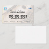 Carte de visite de société fiscale (Devant / Derrière)