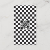 Carte de visite de socle Retro Hamburger (Dos)