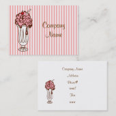 Carte de visite de soda à la crème glacée (Devant / Derrière)