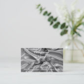 Carte de visite de soie (Debout devant)