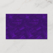 Carte de visite de soie violet Art déco Chine (Dos)