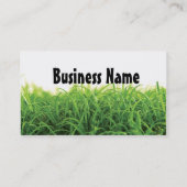 Carte de visite de soin de pelouse (Dos)