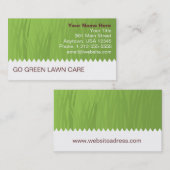 Carte de visite de soin de pelouse (Devant / Derrière)