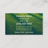 Carte de visite de soin de pelouse (Dos)