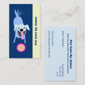 Carte de visite de soin des animaux familiers (Devant / Derrière)