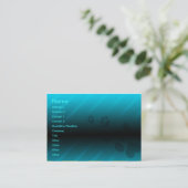 Carte de visite de soin des animaux familiers (Debout devant)