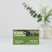 Carte de visite de soin ou d'aménagement de (Debout devant)