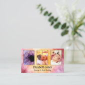 Carte de visite de soins de massage Reiki (Debout devant)