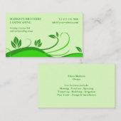Carte de visite de soins de pelouse (Devant / Derrière)