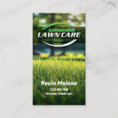 Carte de visite de soins de pelouse (Devant)