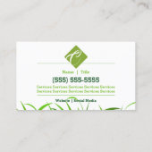 Carte de visite de soins de pelouse (Dos)