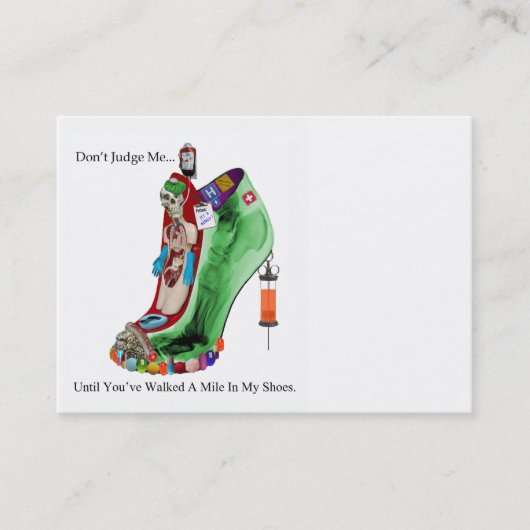 Carte de visite de soins de santé (Devant)