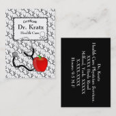 Carte de visite de soins de santé Médicale (Devant / Derrière)