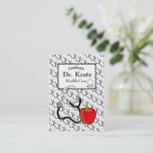 Carte de visite de soins de santé Médicale (Debout devant)