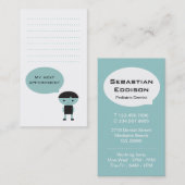 Carte de visite de soins dentaires pédiatriques mo (Devant / Derrière)