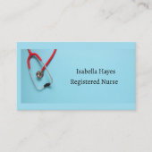 Carte de visite de soins infirmiers (Devant)