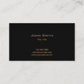 Carte de visite de soins Médicales Gold Shield de  (Dos)