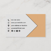 Carte de visite de soins pour animaux de compagnie (Dos)