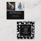 Carte de visite de soins pour animaux de compagnie (Devant / Derrière)