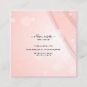 Carte de visite de soins pour bijoux esthétiques r (Dos)