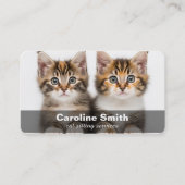 Carte de visite de soins pour chats (Devant)