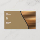 carte de visite de sol et de moquette (Dos)