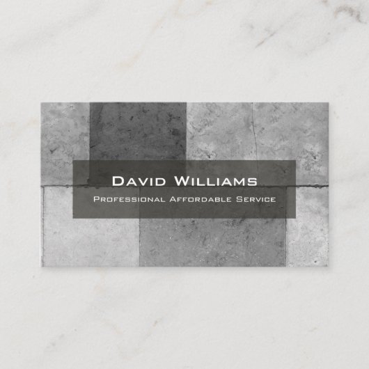 Carte de visite de sol professionnel et de chaudiè (Devant)