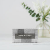 Carte de visite de sol professionnel et de chaudiè (Debout devant)