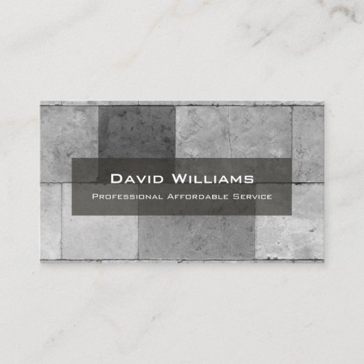 Carte de visite de sol professionnel et de chaudiè (Devant)