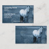 Carte de visite de solitude de cheval (Devant / Derrière)