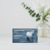 Carte de visite de solitude de cheval (Debout devant)