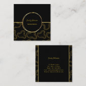 Carte de visite de solutions de style Golden Lines (Devant / Derrière)