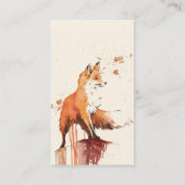 Carte de visite de solutions informatiques Fox per (Dos)