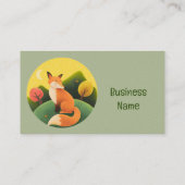 Carte de visite de solutions informatiques Fox per (Dos)