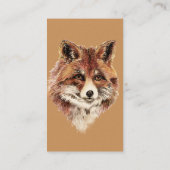 Carte de visite de solutions informatiques Fox per (Dos)
