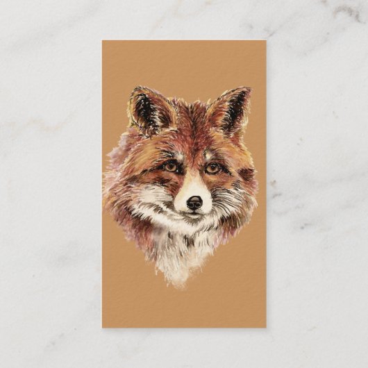 Carte de visite de solutions informatiques Fox per (Dos)