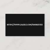 Carte de visite de Sookietex (Dos)