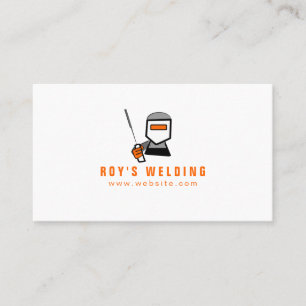 Carte de visite de soudage soudeur construction
