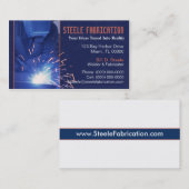 Carte de visite de soudeuse (Devant / Derrière)