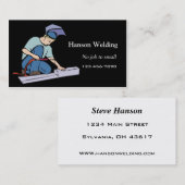 Carte de visite de soudure (Devant / Derrière)