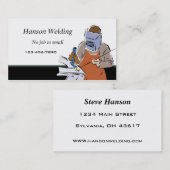 Carte de visite de soudure (Devant / Derrière)