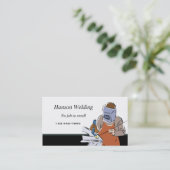 Carte de visite de soudure (Debout devant)