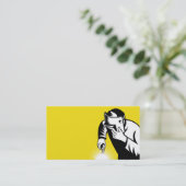 carte de visite de soudure de travailleur de (Debout devant)