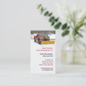 Carte de visite de soufflage de neige (Debout devant)