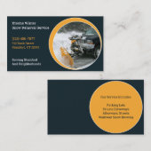 Carte de visite de soufflage de neige (Devant / Derrière)